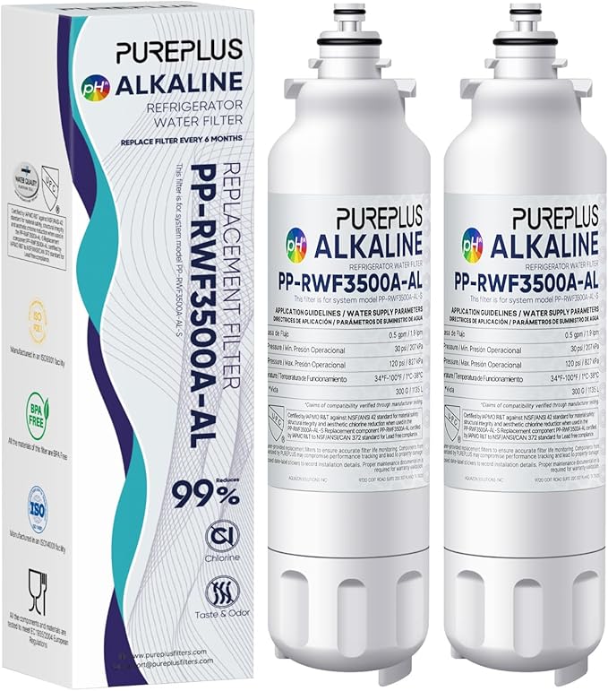 PUREPLUS Alkaline Replacement for ADQ73613401, LG® LT800P®, ADQ73613402 by PUREPLUS