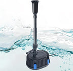 Pond Filter with Pump Fountain Kits, Submersible Pump Pond Fountain Koi Pond - Image 2