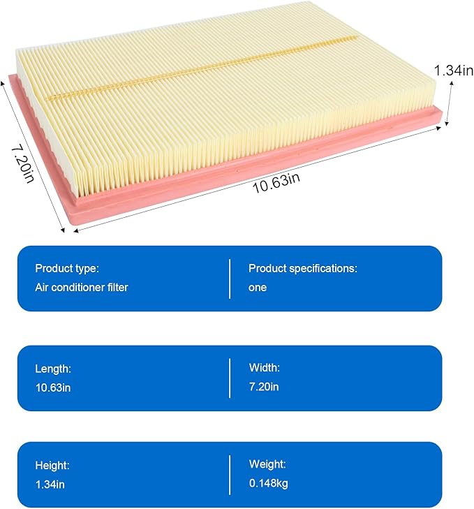 Engine Air Filter 17801-38010 Compatible - Image 6