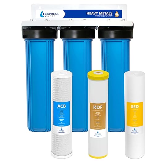 Whole House Water Filter System| Heavy Metal| 3 Stage Water Purifier Whole Home by ExpressWater