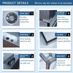 FFU HEPA H14-Filter Laminar Flow Hood Updated FanFilter Unit（Include HEPA - Image 6