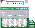 Filterbuy 23.5x23.5x1 Air Filter MERV 8 Essential Dust & Allergy Defense by Filterbuy