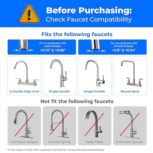 Waterdrop Water Filter for Sink Faucet, NSF Certified Water Purifier, 320 - Image 3
