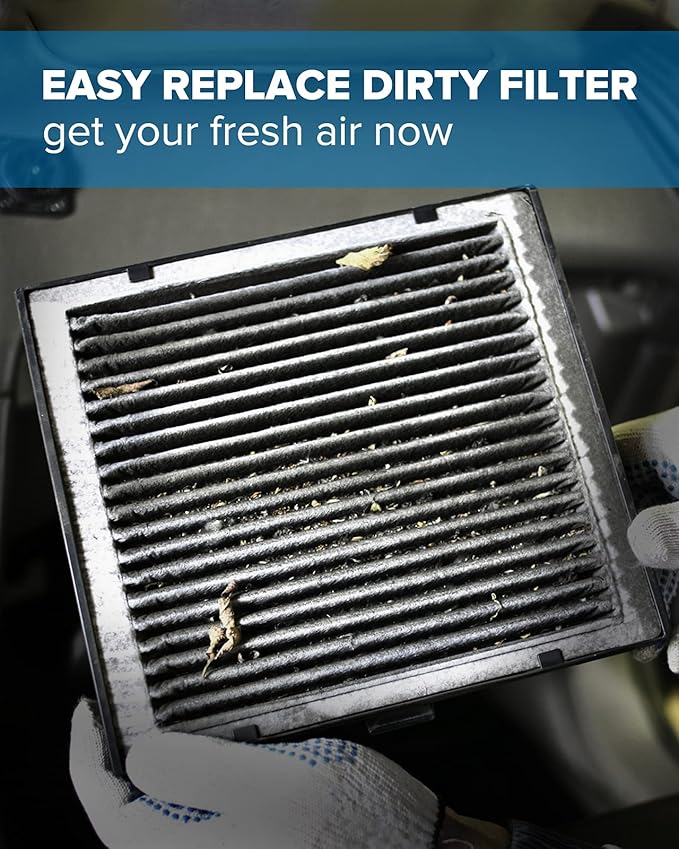 PHILTOP Cabin Air Filter w/Activated Carbon, Compatible - Image 4