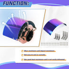 PTNHZ Universal Stainless Steel Air Intake Filter Cover Heat Shield Fits - Image 5