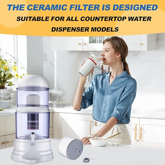 4Pack Replacement Ceramic Dome Water Filter 0.2 to 0.5 micron - Image 7