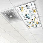 6 Pcs Fluorescent Light Covers for Ceiling Lights Construction Vehicles - Image 6