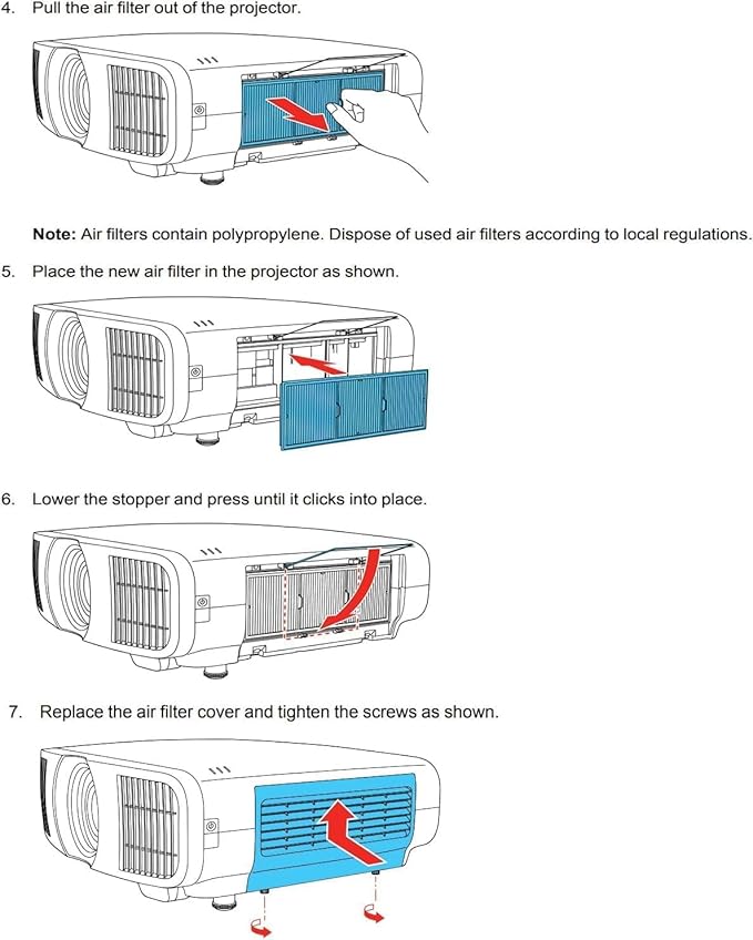 Replacement Projector Air Dust Filter - Image 5