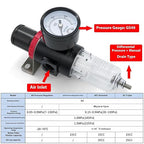 Compressed Air Low Pressure Filter Regulator Airtac AFR2000-C 1/4'' NPT 0-60 - Image 5