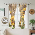 Farmhouse Sunflowers Living Room Curtains 84 Inch Length, Window Curtains Tab - Image 5