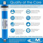 APPLIED MEMBRANES INC. 50 GPD Reverse Osmosis Membrane | RO Membrane Water - Image 3
