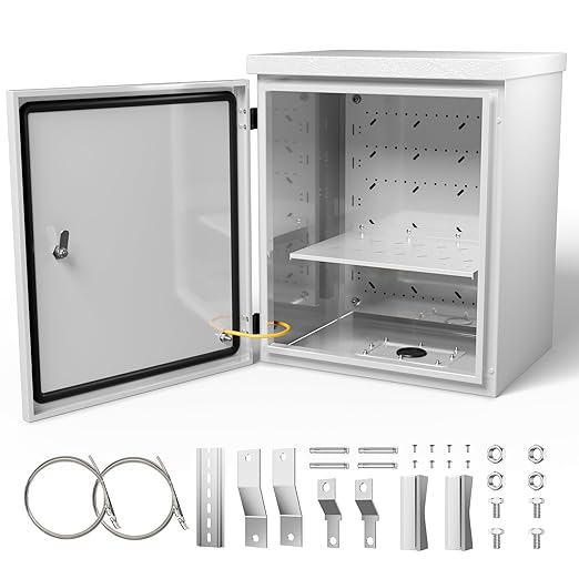 Steel Electrical Box, IP67 Waterproof & Rust-Resistant, Outdoor/Indoor by StructoMax