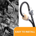 Car Fuel Filter Kit, 39.3" Hose and 3 Filter and Petcock Valve - Image 6