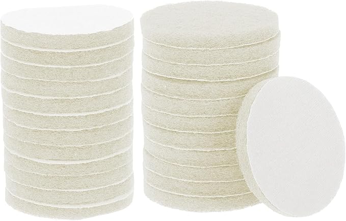 HARFINGTON 24pcs Scrubber Scouring Pads 450 Grits 4 Inch Drill Power Brush Hoop by HARFINGTON
