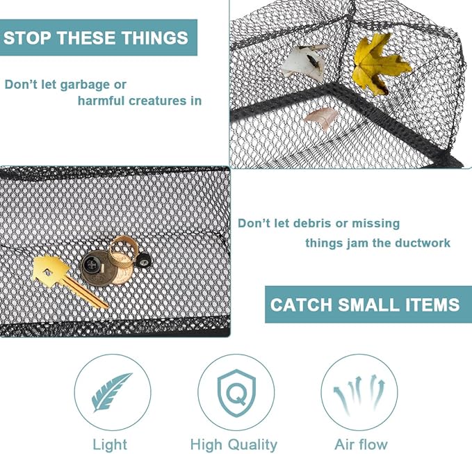Floor Register Cover Trap，Floor Air Vent Cover Screen - Image 4