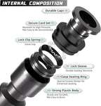 30 Pack Quick Connect 1/4" Drip Irrigation Elbow Coupling Connector, Universal - Image 3
