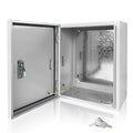 Electrical Box 16 x 12 x 8 Inch Indoor Outdoor Electrical Enclosure Box Steel by Fsehyue