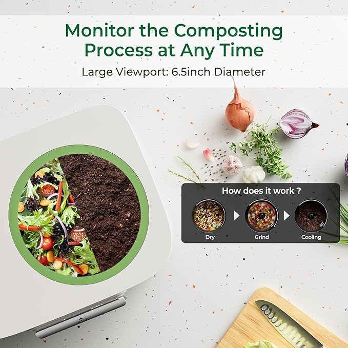Electric Composter for Kitchen, Smart Compost Bin - Image 7