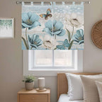 Spring Floral Bedroom Curtains 63 Inch Length, Window Curtains Tab Top - Image 9