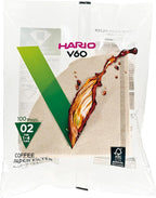 Hario V60 Paper Coffee Filter, Size 02 by Hario