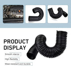 Car Air Intake Pipe, 2.5" Leak-proof Bendable Feed Expansion Hose - Image 4