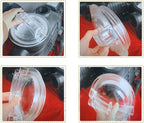 Pool Lid Replacement Thread Strainer Cover Pool Leaf Trap Sand Filter Acrylic - Image 2