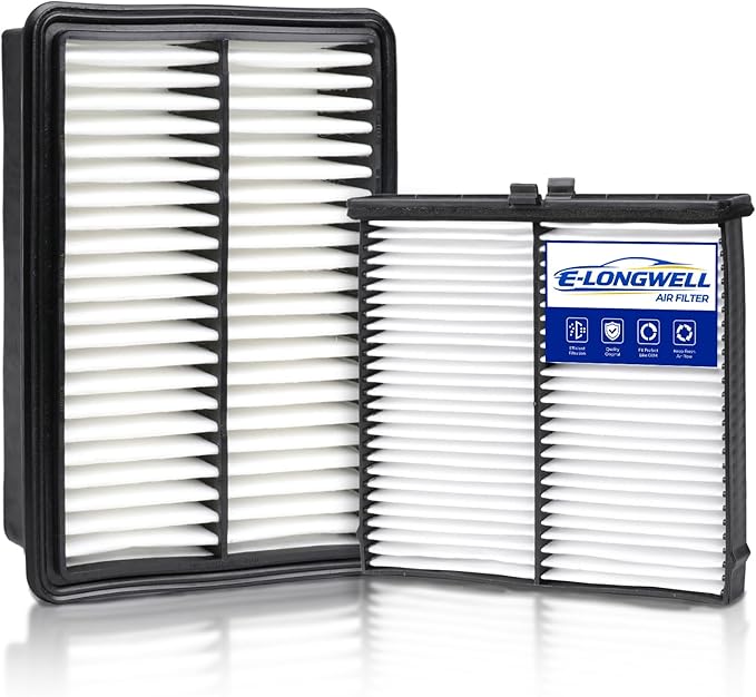 Cabin & Engine Air Filter Kit for 2019-2023 Mazda 3 2.0L, 2019-2026 Mazda3 2.5L by E-LONGWELL