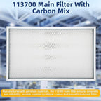 113700 Main Filter with Carbon Mix Compatible with Glowforge Plus/Pro Air - Image 4