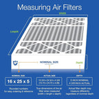 Nordic Pure 16x25x5 Honeywell Replacement Air Filters MERV 12 Plus Carbon 4 Pack - Image 2