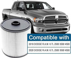 2 PCS AULDAY Fuel Filter Fits for Ram 2500 3500 4500 5500 6.7L 2019 2020 2021 - Image 2