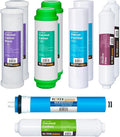 Reverse Osmosis Alkaline pH+ Water Filter Set | 10 Replacement Water Filters by RotekWaterSystem