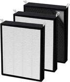 3 Pack True HEPA/Carbon Filters Replacement Compatible by Roninby