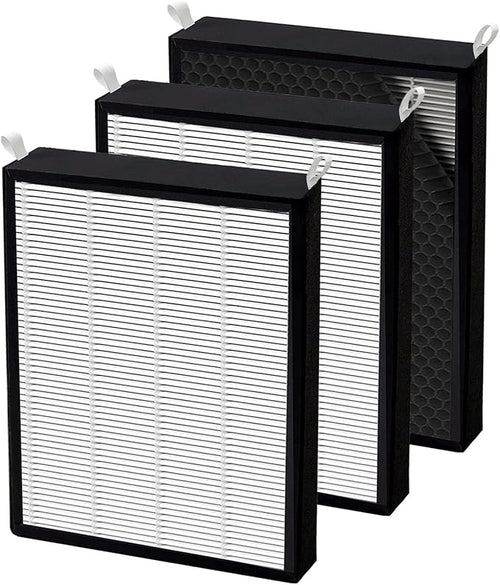 3 Pack True HEPA/Carbon Filters Replacement Compatible by Roninby