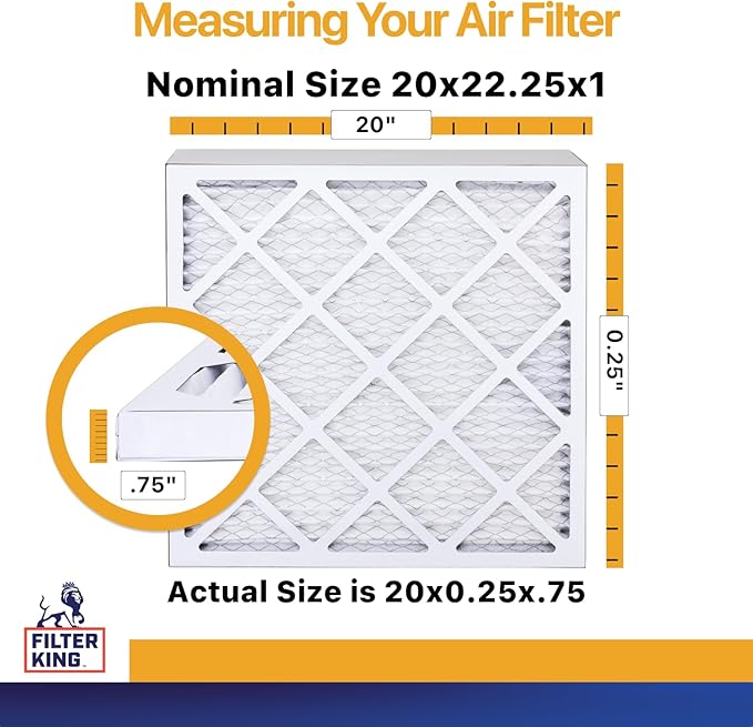Filter King 20x22.25x1 Air Filter | 12-PACK | MERV 13 HVAC Pleated A/C Furnace - Image 2