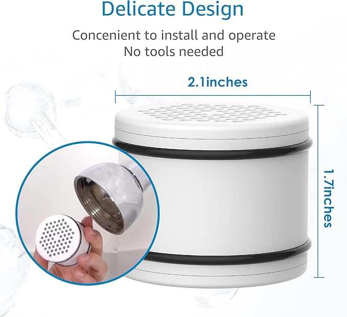 AQUA CREST WHR-140 Shower Filter Replacement Cartridge - Image 5