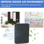 Cut to Fit Carbon Air Filter, Replacement Charcoal Filters, Carbon Pad Pre - Image 2