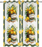 Lemon Outdoor Curtains for Patio Lemons Baskets Summer Tropical Plant - Image 9