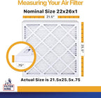 Filter King 22x26x1 Air Filter | 6-PACK | MERV 13 HVAC Pleated A/C Furnace - Image 2