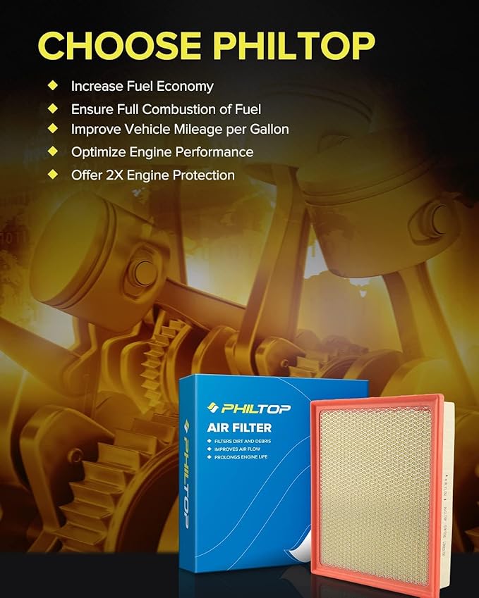 PHILTOP Engine Air Filter CA11895 Replacement - Image 6