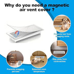 4 PCS Strong Magnetic Vent Covers-7"x11" Magnetic Air Vent Screen Mesh - Image 3