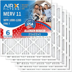 AIRX FILTERS WICKED CLEAN AIR. 21x22x1 Air Filter MERV 11 Electrostatic Pleated by AIRXFILTERSWICKEDCLEANAIR
