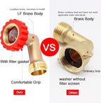 Lead-Free Brass 90 Degree Hose Saver, 90°Hose Elbow Fitting Quick Swivel - Image 5