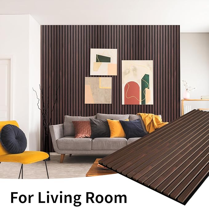 Wood Slat Wall Panel, 3D Soundproof Wall Panels, Large Acoustic Panels - Image 8