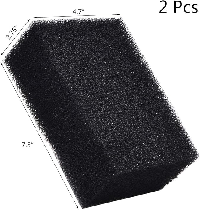 Hipanda Filter Foam Sponges, Bio Sponge Filter Media Pad, Cut-to-Size Foam - Image 2