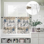 Vintage Country Kitchen Curtains Set 3 Piece - Image 5