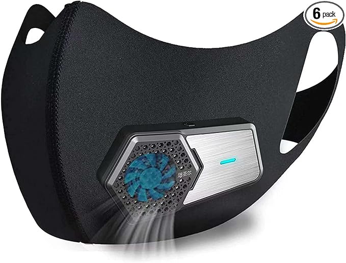 LSGTT Personal Smart Electric Air Face Mask, Reusable Wearable Air Purifiers by Rsenr