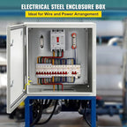 VEVOR NEMA Steel Enclosure, IP66 Waterproof & Dustproof, Outdoor/Indoor - Image 2