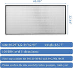 FFU, HEPA H14 LaminarFlowHoodFilterReplacement Kit 1 piece, Updated Fan Filter - Image 2