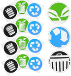 Artibetter 12PCS Self-Adhesive Trash Recycling Stickers - Image 8