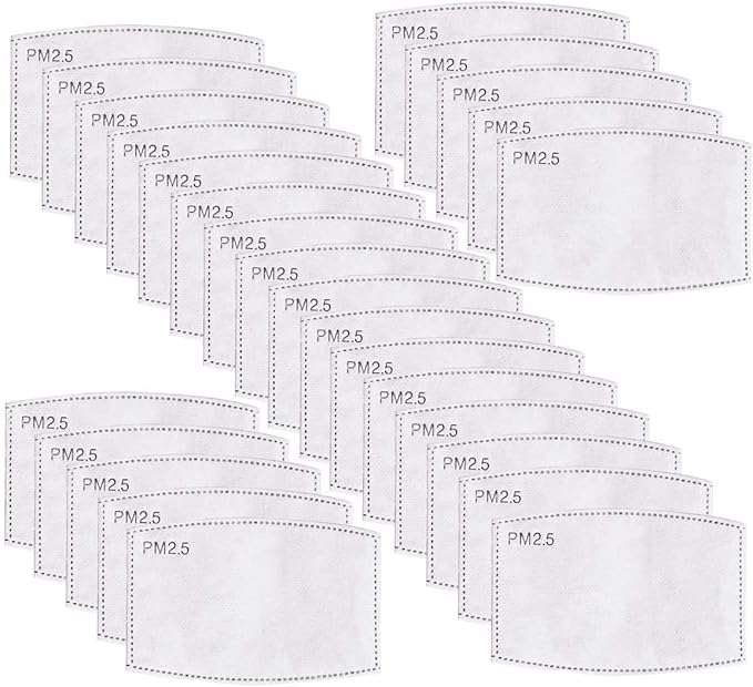 50Pieces PM - 2.5 Anti Dust Activated Carbon Filter 5 Layers Replaceable Anti - Image 2